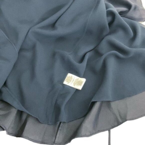 NWT Joie MilTona B Wrap Dress Midnight size Large Wrap front with Self Tie close - Picture 9 of 13